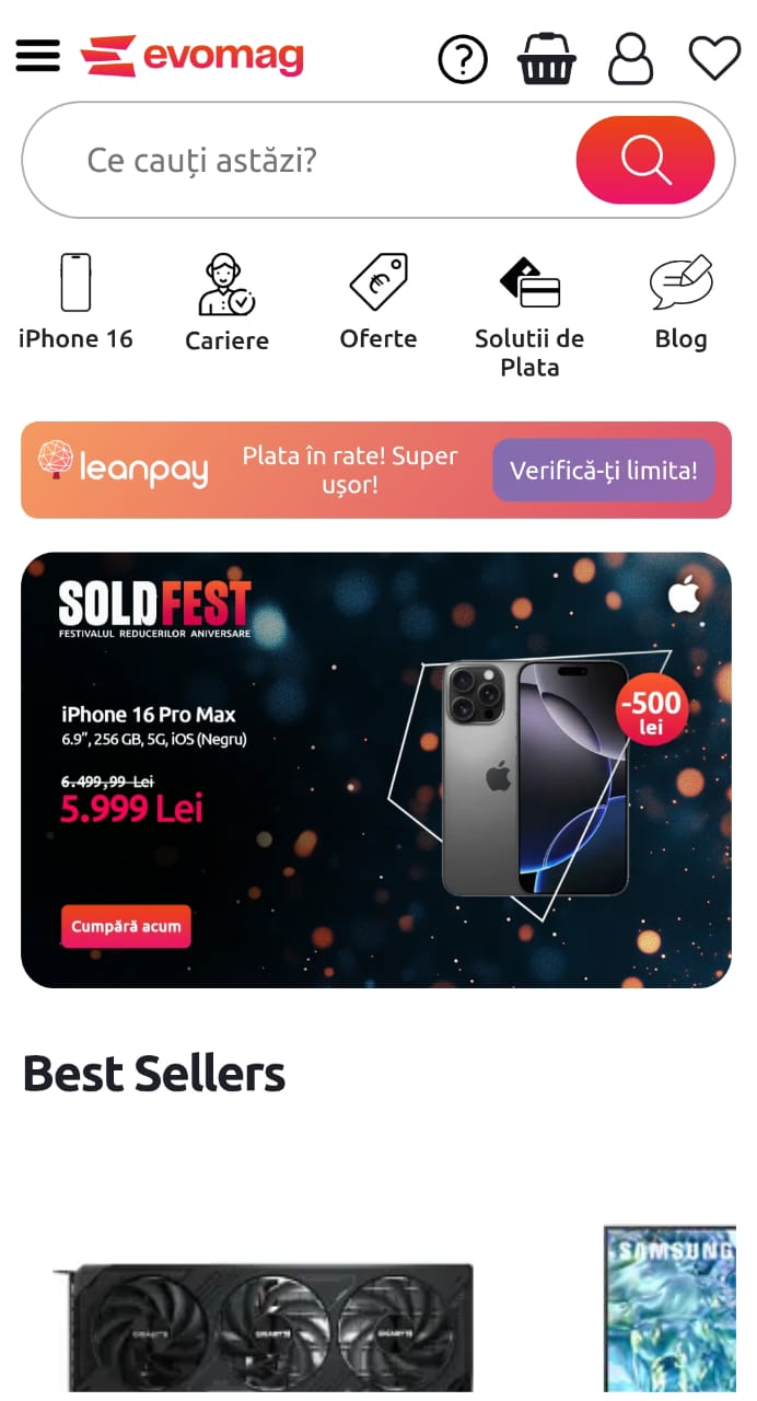 Website on Mobile